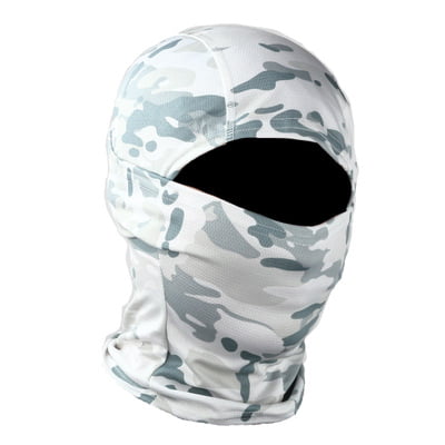 Balaclava Face Mask - Multiple Color Options - White Camo - Walmart.com