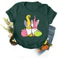 thumbnail image 2 of Shorts Décontractés pour Femmes, Col Rond Ample, Manches Courtes, Imprimé Lettre, Blouse T-Shirt, 2 of 4