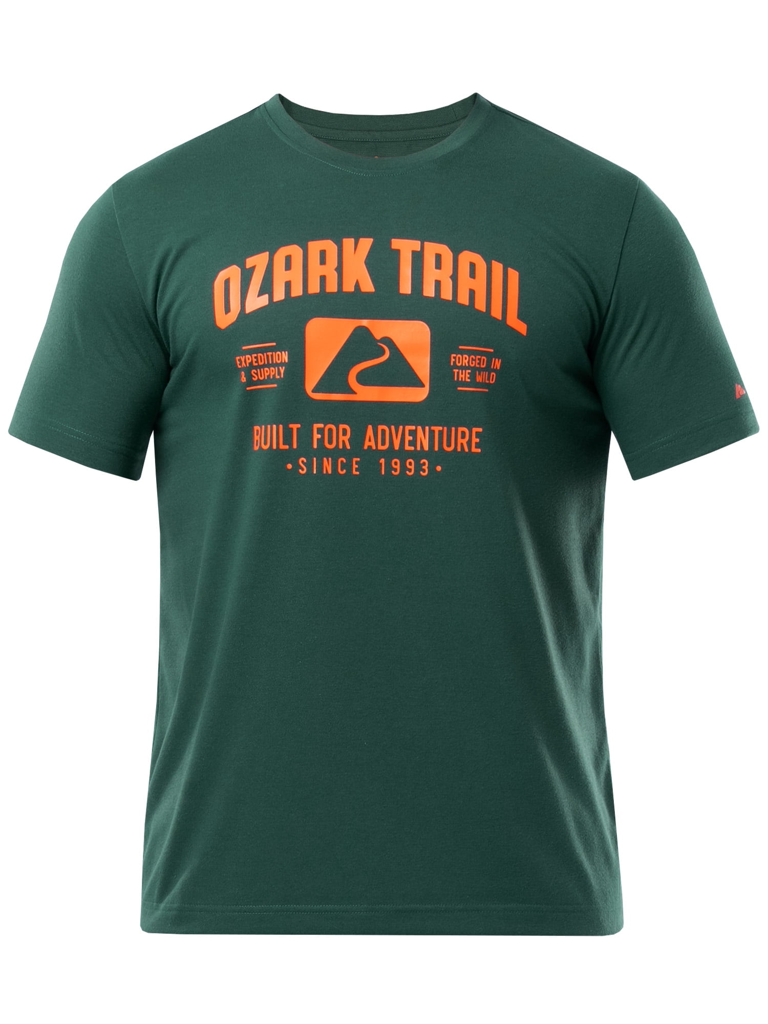 Ozark Trail Men's Active Graphic Tee with Short Sleeves, Sizes S-3XL