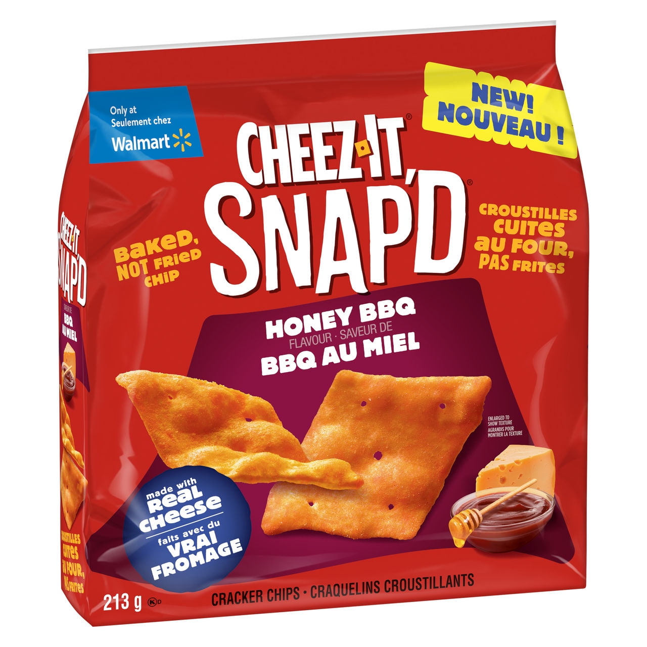 Cheez It Cracker Snap'd au miel et barbecue