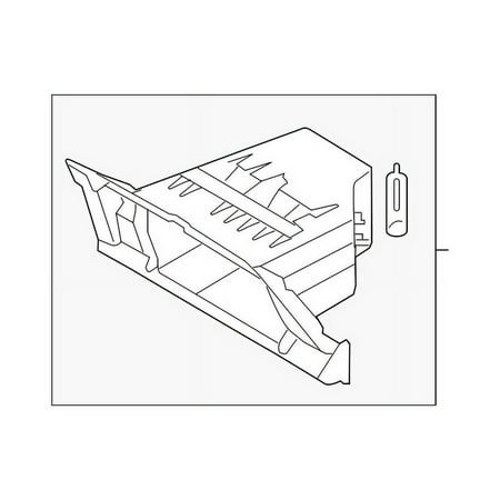 Genuine OE Nissan Glove Box - 68520-1KA1A