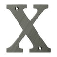 thumbnail image 2 of Deltana RL4X-15A 4" Height Residential House Letter Letter X Antique Nickel, 2 of 2