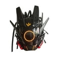 thumbnail image 2 of TOPRenddon Cyber Punk Mask Round Lamp Helmet Mask Cosplay for Men and Women, Cool Mask Techwear, Full-Face Mask Costume Accessory, 2 of 5