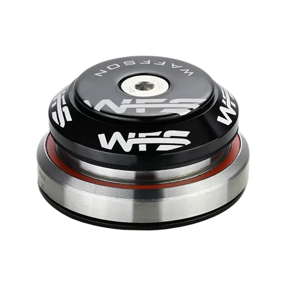 WFS HY638 Full Integrated Headset 1 1/8 - 1.5 inch 7.8mm Tapered Top Cone , Black, HS07ZQLBK