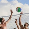 thumbnail image 5 of BESTSKY Beach Balls, Inflatable 16-Inch Rainbow Beach Ball Set, Fun Summer Beach Toys, 3-Pack, 5 of 6