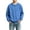 #A05-Royal Blue, variant on Kids Long Sleeve Shirt Boys Casual Solid Crewneck Shirts for Boys Winter Basic Top for Boys Essential Boys Tee Tops
