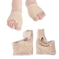 thumbnail image 1 of Funda ortopédica de silicona para corrección del hallux valgus del dedo gordo del pie, cuidado de los pies durante el día y la noche, funda para pies, protección para los dedos del pie con doble punta, 1 of 5