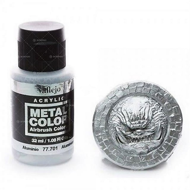 Acrylicos Vallejo VJP77701 32 ml Aluminium Metal Color Paint