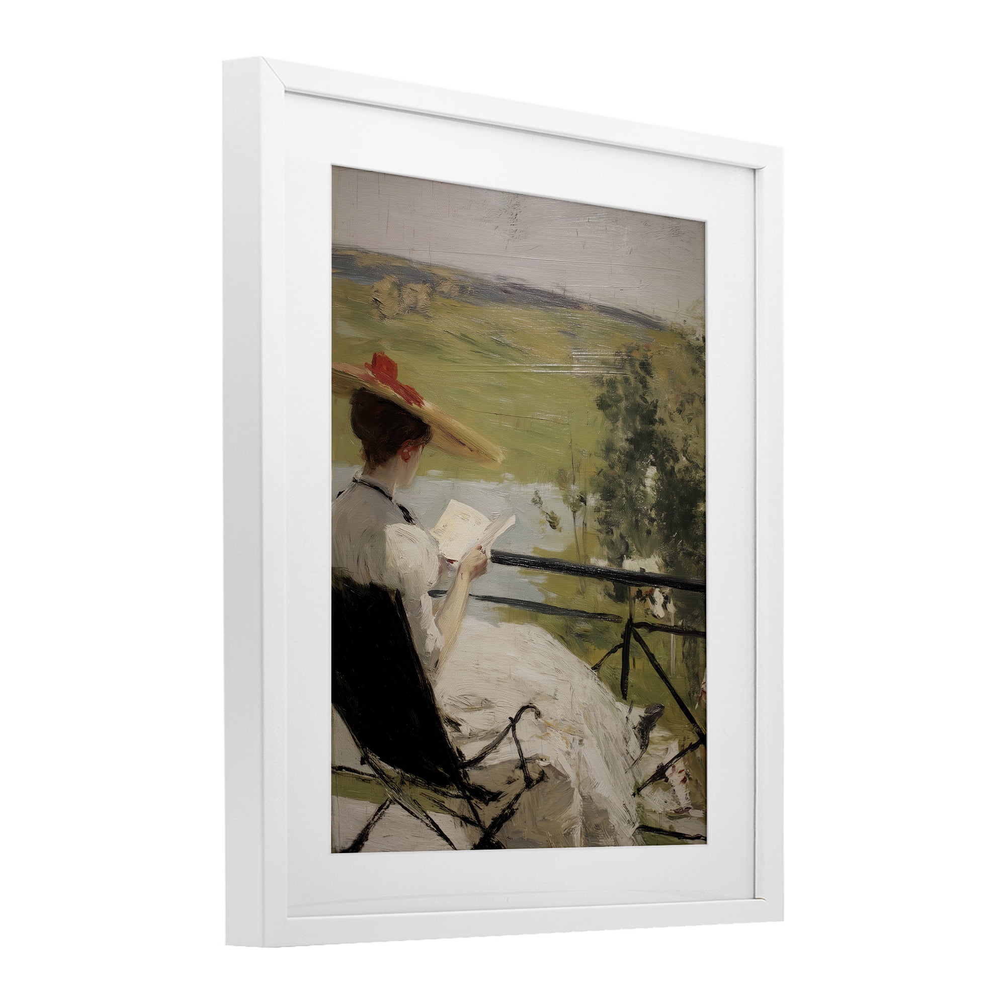 Stupell Industries In The Comfort Of Pages White Framed Print Under Glass, design by Svetlana Aleynikova