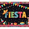 thumbnail image 3 of Colorful Design Fiesta Banner Sombrero Fiesta Party Cactus Fiesta for Mexican Celebration Festive Event Indoor Decor Party Backdrop, 3 of 7