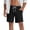 Black, variant on Mens Swim Trunks Quick Dry Beach Shorts for Swimming Men Bathing Suit Black S(S)