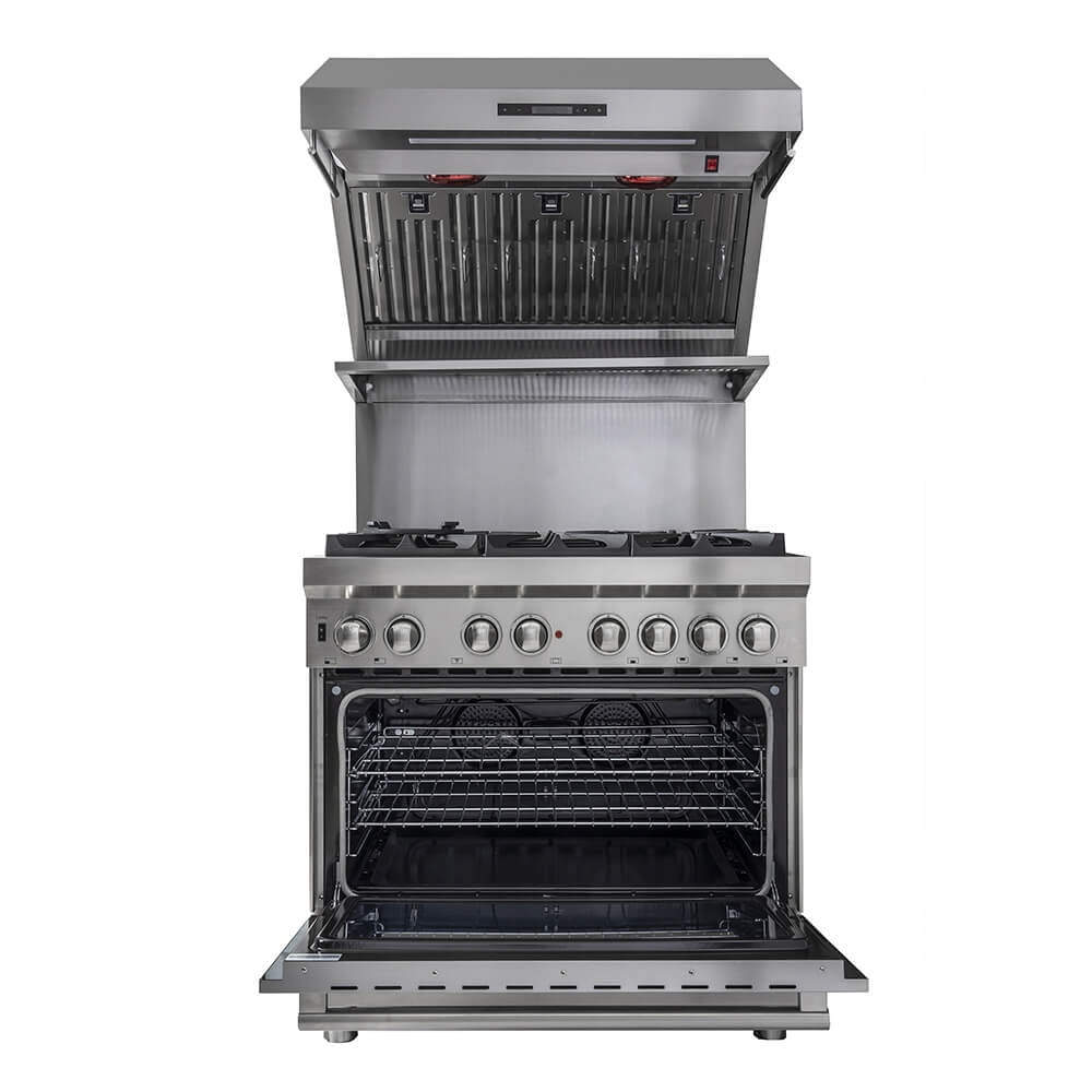 Forno FRHWM502936 36 inch Savona Stainless 1200 CFM Wall Mount Range Hood