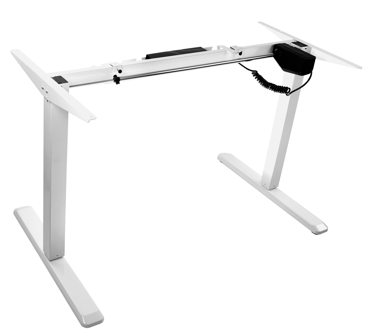 MountIt! Motorized Standing Desk Frame with Controller Aluminum