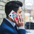 thumbnail image 4 of Leather For Apple iPhone 17e / 16e 6.1-inch Wallet Case Butterflys&Flowers, With Card Holder,Wristband,Magnetic Clasp Kickstand Folio Cover,Color-1,For iPhone 17e / 16e, 4 of 8