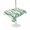 Green, variant on Outdoor Tablecloth with Umbrella Hole for Patio/Picnic/Party/Camping, Purple Weeping Eucalyptus Waterproof Table Cloth Round Cover Washable, Spring Summer Farmhouse Leaves (Dia 60")