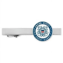 PinMart's Officially Licensed U.S. Coast Guard Tie Clip - Silver