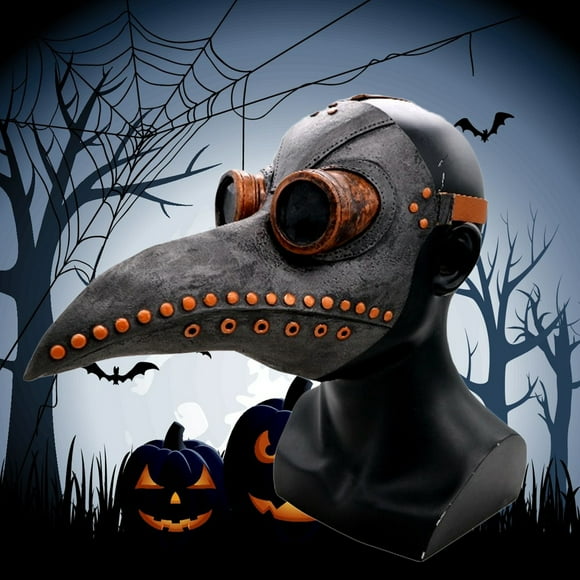 Cosplay Mark Plague Doctor Bird Mask Long Nose Beak Punk Halloween Costume Party Props Cosplay Accessories