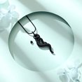 thumbnail image 6 of Snake Shape Cremation Urn Necklace for Ashes Men's Animal Serpent Pendant Chain Urn Necklace Memorial Keepsake Jewelry for Ashes, 6 of 7