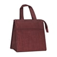 thumbnail image 1 of Lonchera con interior metalizado-Saanvi rojo 21.7 x 21.5 x 13.6, 1 of 3