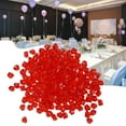 thumbnail image 5 of 200 Pcs Red Acrylic Stones Plastic Gem Stone Crystal Diamonds Ice Rocks Table Scatter Vase Fish Tank DIY Crafts Bead Decoration, 5 of 8