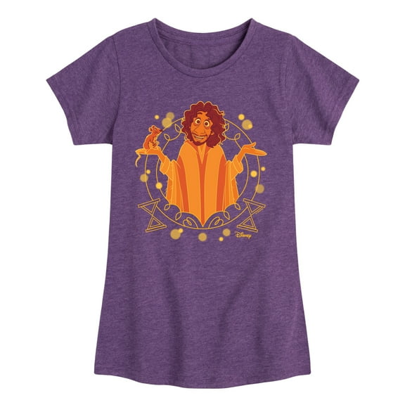 Encanto - Bruno Circle - Toddler & Youth Girls Short Sleeve Graphic T-Shirt