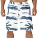 thumbnail image 1 of Pantalones Cortos para Hombre Cintura Elástica, Pantalones de Natación con Cordón con Bolsillos para el Verano de la Playa, 1 of 4