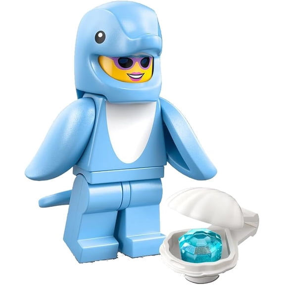 LEGO Collectible Minifigures Series 28 - Dolphin Costume Minifigure 71051 - Ages 6