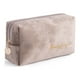 thumbnail image 1 of Bolsa de Maquillaje de Franela | Organizador de Cosméticos Portátil de Gran Capacidad | Cierre de Cremallera Suave | Neceser de Maquillaje de Viaje para Mujer | Estuche Compacto para Brochas, Lápiz L, 1 of 1