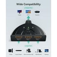 thumbnail image 2 of HDMI Switcher GANA, HDMI Switcher, 3 in 1 HDMI Splitter, 2 of 5