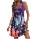 thumbnail image 1 of Vestido de Verano para las Mujeres Impresión Sexy sin Mangas Vestido de Hombro, Verano Casual Y Primavera, 1 of 5