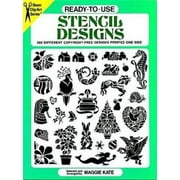 Ready-to-Use Stencil Designs (Clip Art Series) [Paperback - Used]