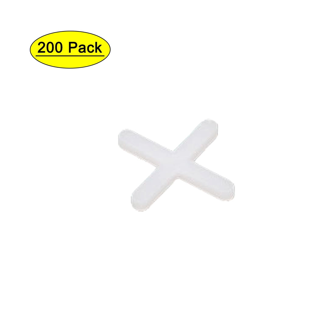 Wall Floor Ceramic Tile Plastic Cross Spacer 3mm White 200pcs