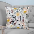thumbnail image 4 of 18x18 Pillow Covers Set of 2, Wildflowers Blossom Throw Pillow Covers Decorative Couch Cushion Case, Spring Farmhouse Botanical Floral Microfiber Square Pillowcases for Bedroom Car Living Room, 4 of 7