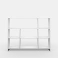 thumbnail image 4 of Ada Home Decor Furniture 3 Tier Open Shelf White Lavina Modern Bookcase, 4 of 7