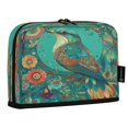 thumbnail image 2 of Standing Pencil Case with Base Large Capacity Stationery Pouch Pen Bag with Zipper for Women Men Beautiful Psychedelic Bird, 2 of 7