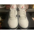 thumbnail image 4 of Ni - ke Air Jordan 4 Retro 2025 “White Cement” Men’s Size 9.5 (FV5029-100), 4 of 5