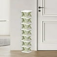 thumbnail image 6 of Rkxzt 8 Tier Vertical Shoe Rack,Space Saving Foldable Narrow Shoe Storage Organizer,Plastic Free Standing Stackable Shoe Storage Tower Shelf Cabinet for Closet,Entryway,Doorway,Hallway,Corners, 6 of 7