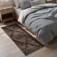 thumbnail image 3 of Kitchen Runner Rugs, Vintage Farmhouse Barn 2'x6' Throw Rug with Tassels, Country Wooden Plank Washable Soft Floor Carpet Runner for Hallway Bedroom Bathroom Laundry Room, 3 of 9