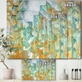 thumbnail image 3 of DESIGN ART Designart "Triangular Cascade" Modern & Contemporary Gallery-wrapped Canvas 20 in. wide x 12 in. high, 3 of 5