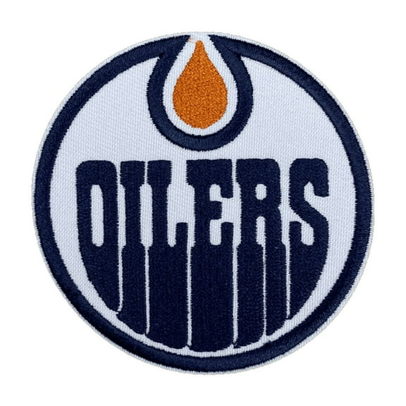 3"x3" Edmonton Oilers Logo Embroidered Iron-on Patch