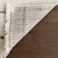 thumbnail image 3 of nuLOOM Aloe Striped Tassels Area Rug, 9' x 12', Aloe Beige, 3 of 9