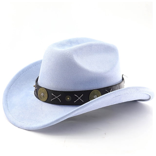 Western Frontier Headwear for Outdoor Adventures Curved Brim Cowboy Hat Travel Riding Country Style Craftsmanship