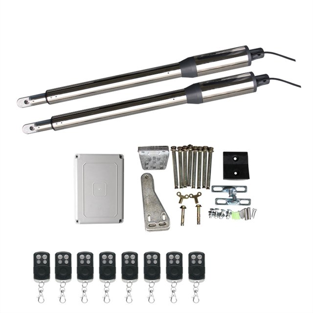 300KG automatic Dual Arm swing Gate Opener Operator Motor drive swing door open opener For access control home security ,Ultra-Quiet Operation