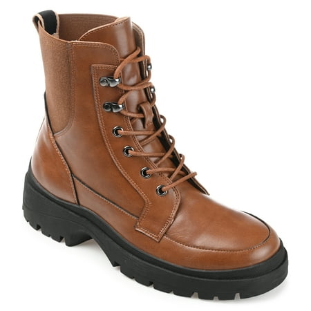 

Journee Collection Womens Hallam Round Toe Block Heel Hiker Booties