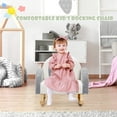 thumbnail image 2 of INFANS Kids Sofa, Toddler Rocking Chair with Solid Wooden Frame, Anti-Tipping Design, Plush Fabric, Children Armchair for Nursery Kindergarten Playroom Preschool, Gift for Boys Girls (Grey), 2 of 9