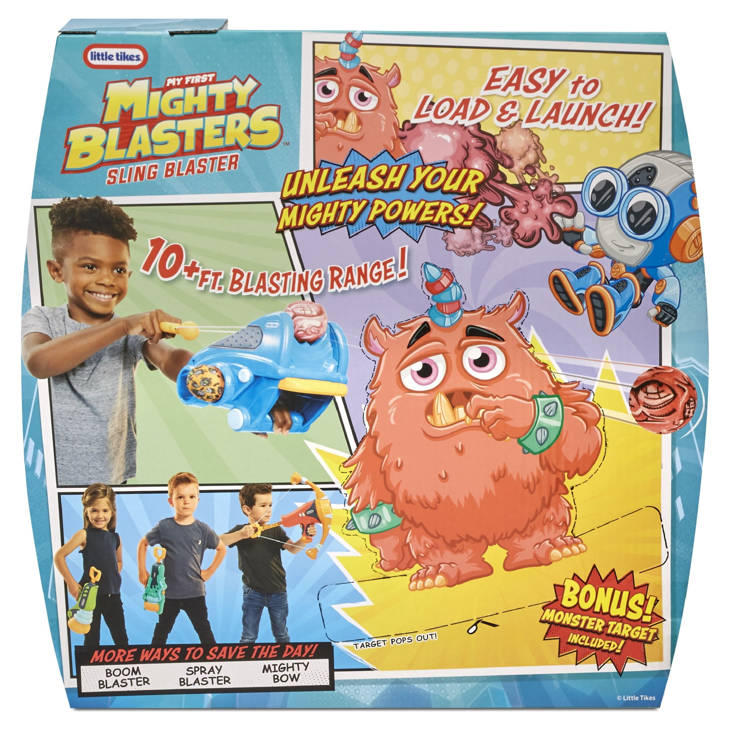 Little Tikes Mighty Blasters Sling Blaster Toy Wrist Launcher with 2 Soft Power Pods