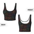 thumbnail image 5 of Fotbe Gamepad Joystick Game Pattern Womens' Sports Bra Longline Wirefree Padded with Medium Support Sports Moisture-Wicking Workou Vest,Tank Top-Medium, 5 of 7