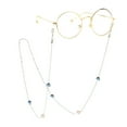thumbnail image 1 of MasteelfCA Chaîne de Lunettes de Lecture Perle pour Femmes Porte-Lunettes Lanières (Argent), 1 of 7