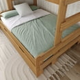thumbnail image 3 of Max & Lily Modern Farmhouse Twin over Full Bunk Bed with Trundle, Solid Wood Bed for Kids, 3 of 8