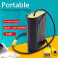 thumbnail image 2 of Paquete de batería 18650 Caja de banco de energía 8.4V DC + 5V Salida USB para luz de bicicleta Likrtyny Accesorios para autos y motos, 2 of 6